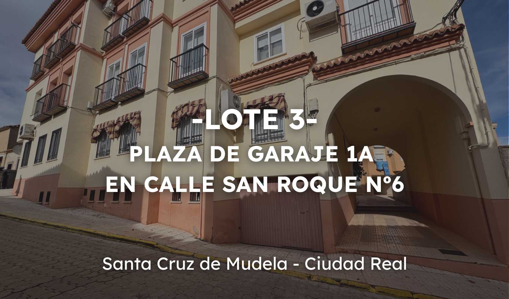 L3 - GARAJE 1ºA EN CALLE SAN ROQUE (F.R. 12.931)