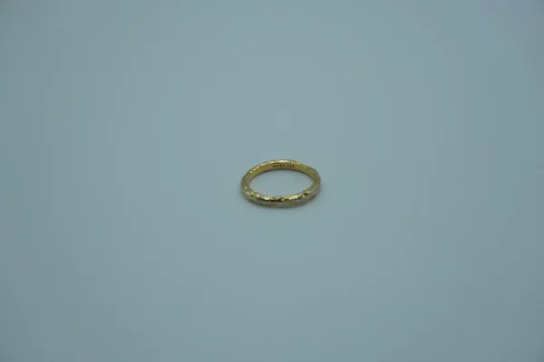 Anillo de plata bañado en oro — imagen 2