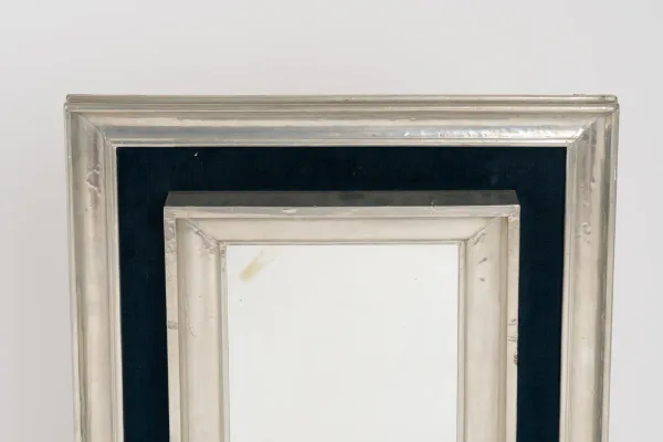 DECORACIÓN Y HOGAR — Espejo moldura azul y hoja de pla… (SUB26-HOG-023-001) — imagen 2