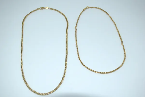 SIN MARCA · CADENAS Y COLLARES — 2 cadenas de 18 ktes (SUB26-ORO-012-009) — imagen 4