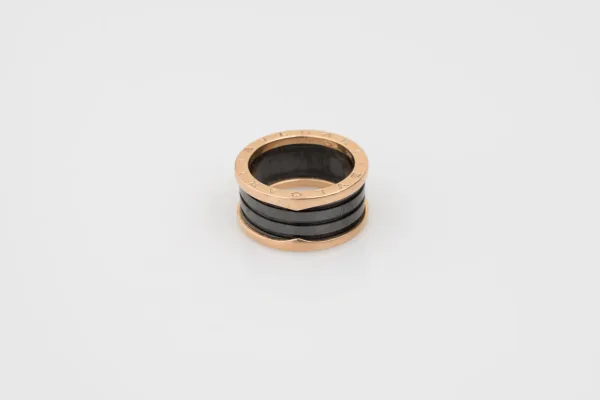Bulgari · BULGARI — Anillos dorado y negro (SUB26-BIS-008-001) — imagen 1