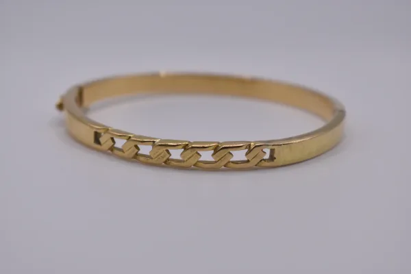 SIN MARCA · PULSERAS — Rígidas con trenzado en la part… (SUB26-ORO-001-022) — imagen 1