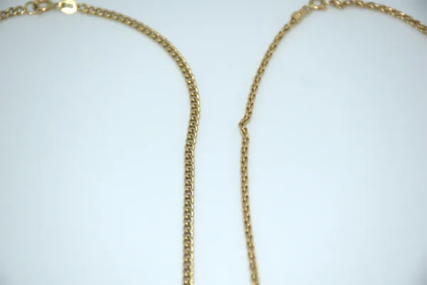 SIN MARCA · CADENAS Y COLLARES — 2 cadenas de 18 ktes (SUB26-ORO-012-009) — imagen 3