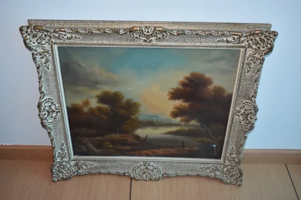 DECORACIÓN Y HOGAR — Cuadro óleo paisaje (roto) (SUB26-HOG-020-001) — imagen 2