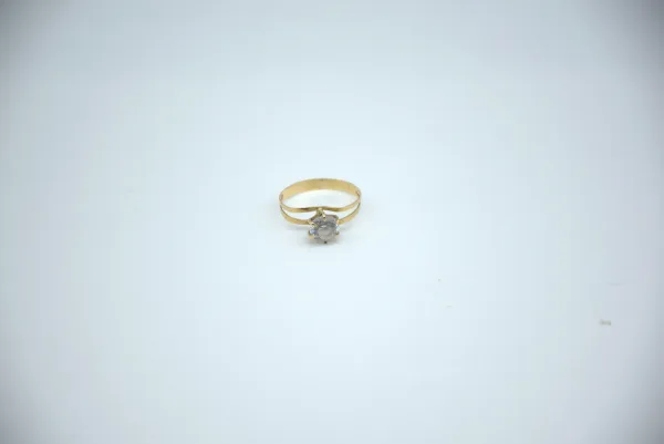 SIN MARCA · ANILLOS — Anillos con piedra blanca18mm 18… (SUB26-ORO-035-044) — imagen 2
