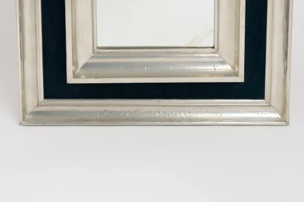 DECORACIÓN Y HOGAR — Espejo moldura azul y hoja de pla… (SUB26-HOG-023-001) — imagen 3