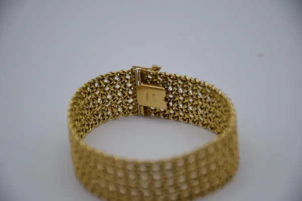 SIN MARCA · PULSERAS — Pulsera ancha Sra. Oro 18 ktes (SUB26-ORO-009-001) — imagen 4