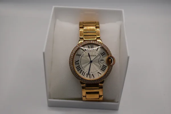 Cartier · RELOJES ANALÓGICOS — CARTIER, correa dorada … (SUB26-REL-027-001) — imagen 3