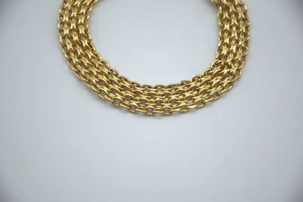SIN MARCA · PULSERAS — De cadena trenzado 14 ktes (SUB26-ORO-002-016) — imagen 2