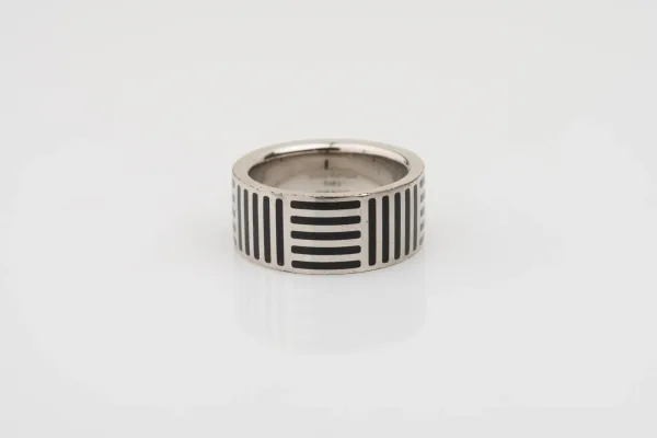 Louis Voiton · LOUIS VOITON — Anillos platateado y neg… (SUB26-BIS-029-001) — imagen 2
