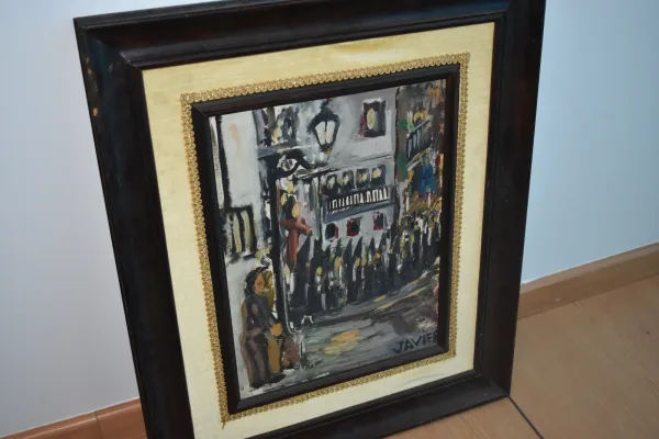 SIN MARCA · DECORACIÓN Y HOGAR — Pintura óleo "Peniten… (SUB26-HOG-083-001) — imagen 2