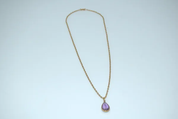 SIN MARCA · CADENAS Y COLLARES — Con colgante piedra m… (SUB26-ORO-011-030) — imagen 4