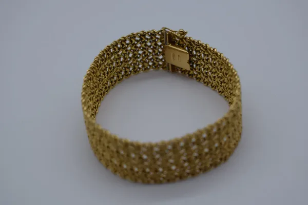 SIN MARCA · PULSERAS — Pulsera ancha Sra. Oro 18 ktes (SUB26-ORO-009-001) — imagen 2