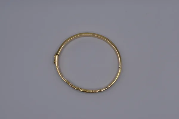 SIN MARCA · PULSERAS — Rígidas con trenzado en la part… (SUB26-ORO-001-022) — imagen 2